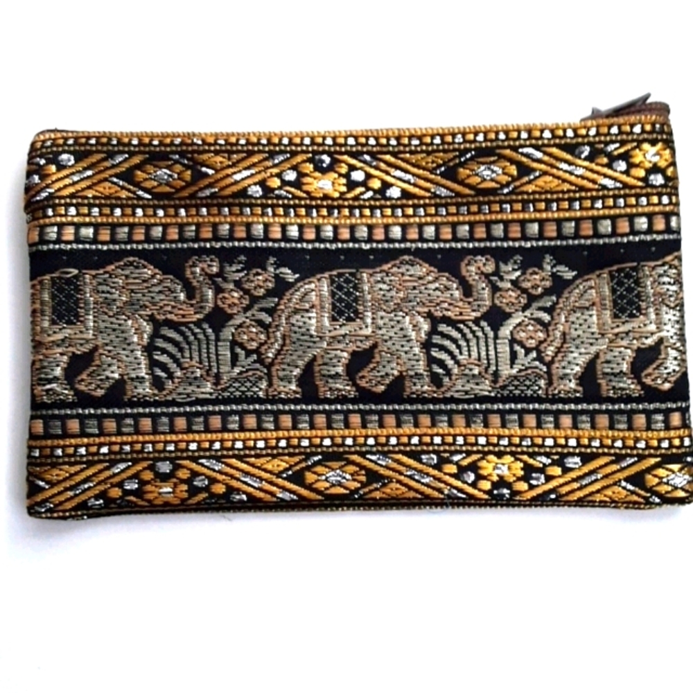 ELEPHANT SILK COSMETIC/MULTIPURPOSE BAG